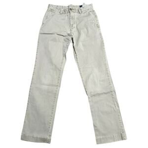 Vineyard Vines Breaker Pants Mens 26x30 Biege Classic Straight Leg Chino Preppy